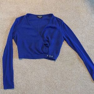 Blue Bebe crop top